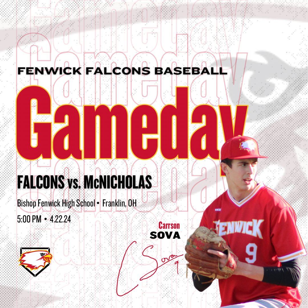 GAMEDAY, LET’S GOOOOOOOOOOOO!

🆚 <a href="/McnicholasBase1/">McNicholas Baseball</a> 
📍 Bishop Fenwick HS
⏰ 5:00 PM