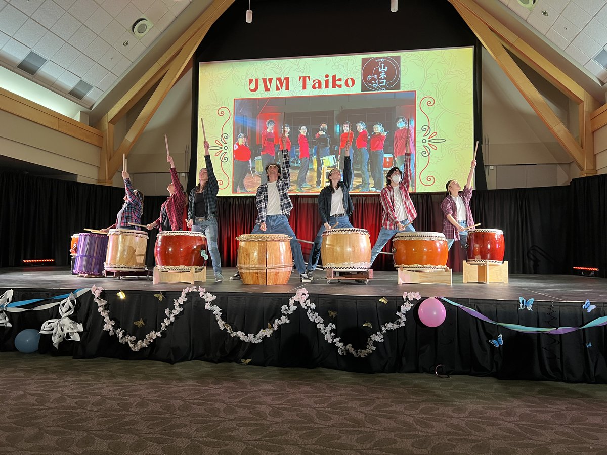 @EarthDay got an early start at @uvmvermont with our inimitable Jazbaa dance groups and their great energy, color, rhythm and joy.