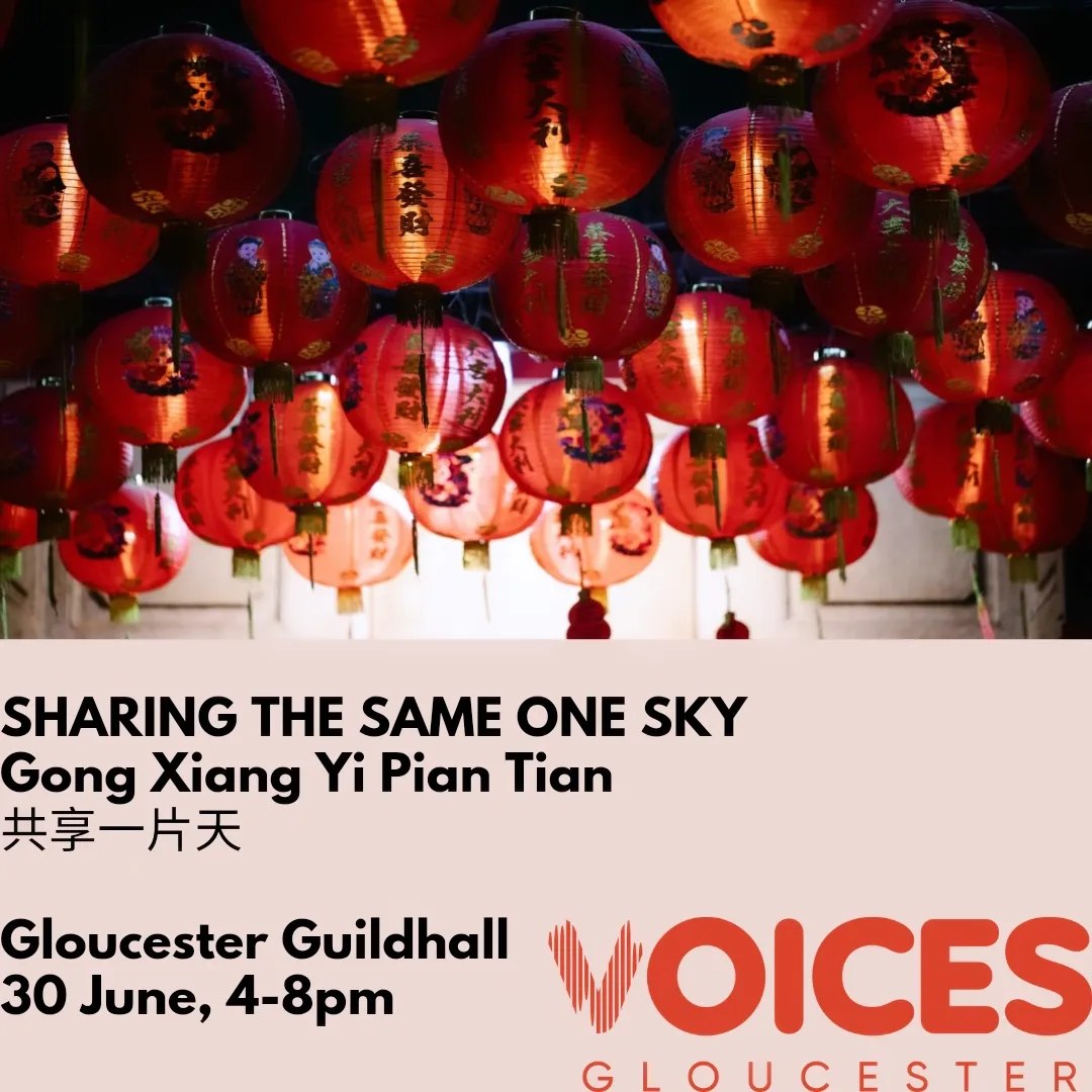 Come along to @GlosGuildhall to enjoy a showcase of Chinese arts, as a variety of performers and speakers open a window on this ancient and beautiful culture, to tell stories of those who have travelled halfway across the world to settle in #Gloucester. voicesgloucester.org.uk/events/sharing…