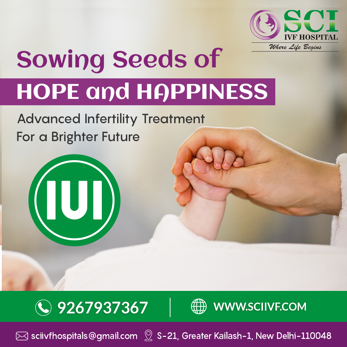 🌟 Taking the Next Step Towards Parenthood? 🌟 Dive into Advanced Infertility Treatments with IUI! 💖 Let's explore this personalized option together and pave the way to welcoming your bundle of joy! 🚀👶 

#IUI #InfertilityTreatment #sciivfhospital #DrShivaniSachdevGour