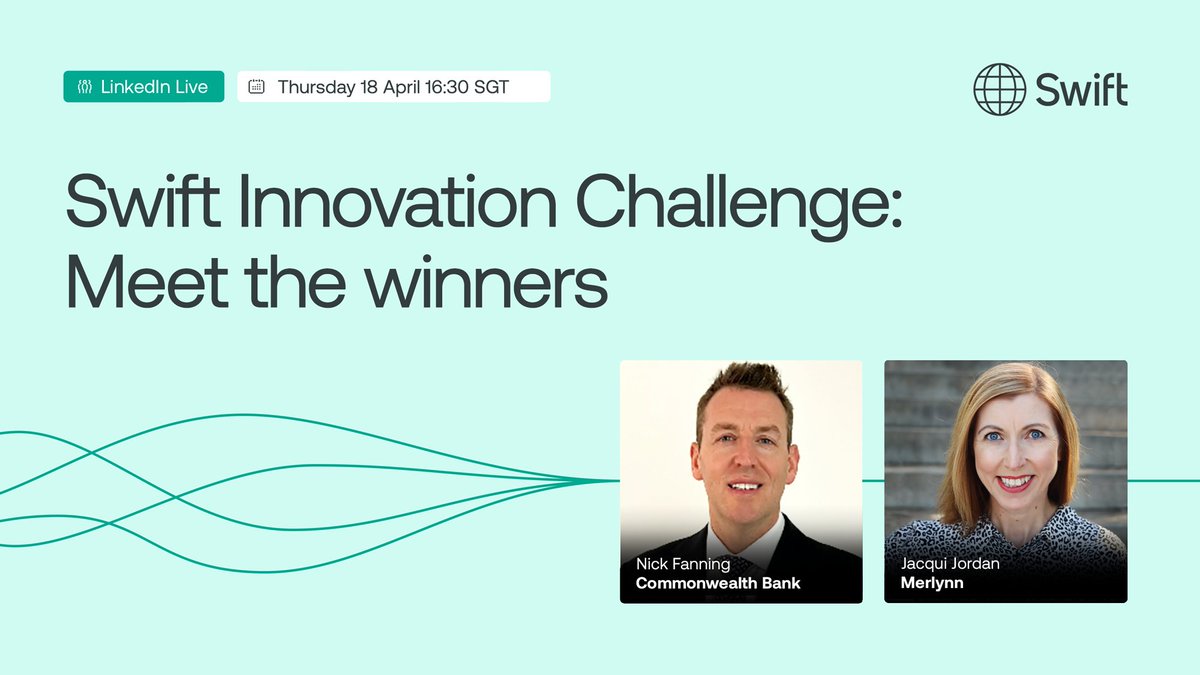 Did you miss our most recent LinkedIn Live? If so - don't worry - you can now watch it on demand. 🙋 In the session, we heard from the winners and runners up of our first ever Swift Innovation Challenge. 📽️ Watch now to learn more about how they used AI to streamline global…