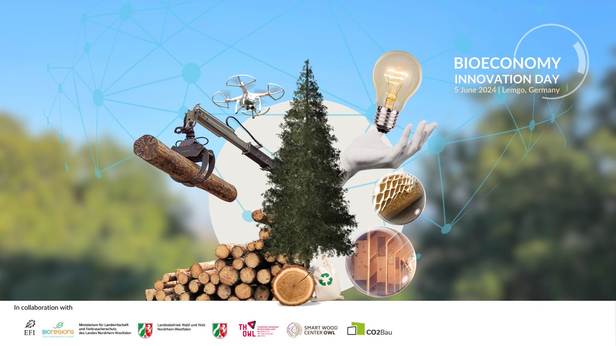 👉Attending the @efibioregions Bioeconomy Innovation Day ? Join us! 🙌Neus Puy will present the CTFC #ForestryHub at the Networking session 'Initiatives for supporting innovation in forest and wood-based bioeconomy' 📆5 June🕞15:30 Info & registration: tuit.cat/nxjn8