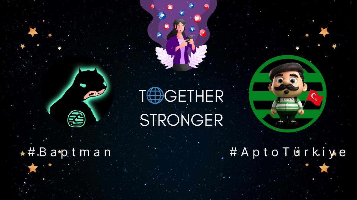AptoTurkiye's tweet photo. Birlikte çok daha güçlüyüz. 💪🏻🌐🦇

Merhaba arkadaşlar #Aptos ağında yeni bir memecoin olan #Baptman ile tanışın.

Mcap henüz 70k $.  

Apto Türkiye olarak sizi @baptman_token dostlarımızın telegram kanalına davet ediyorum. 

Tg: https://t.co/2zSSprB7Ey https://t.co/2ivT6a7gd3