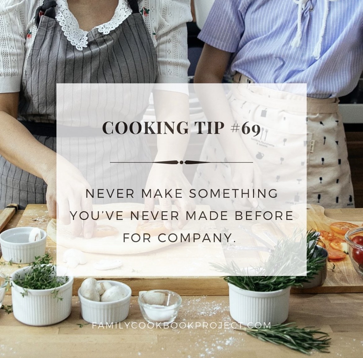Here's another tip from Family Cookbook Project - Create your own printed cookbook full of your favorite family recipes at familycookbookproject.com/getstarted.asp today!   #familycookbookproject #familycookbook #cookbook #cooking #homecooking #food #foodie #recipes #cookingathome #cookingtips