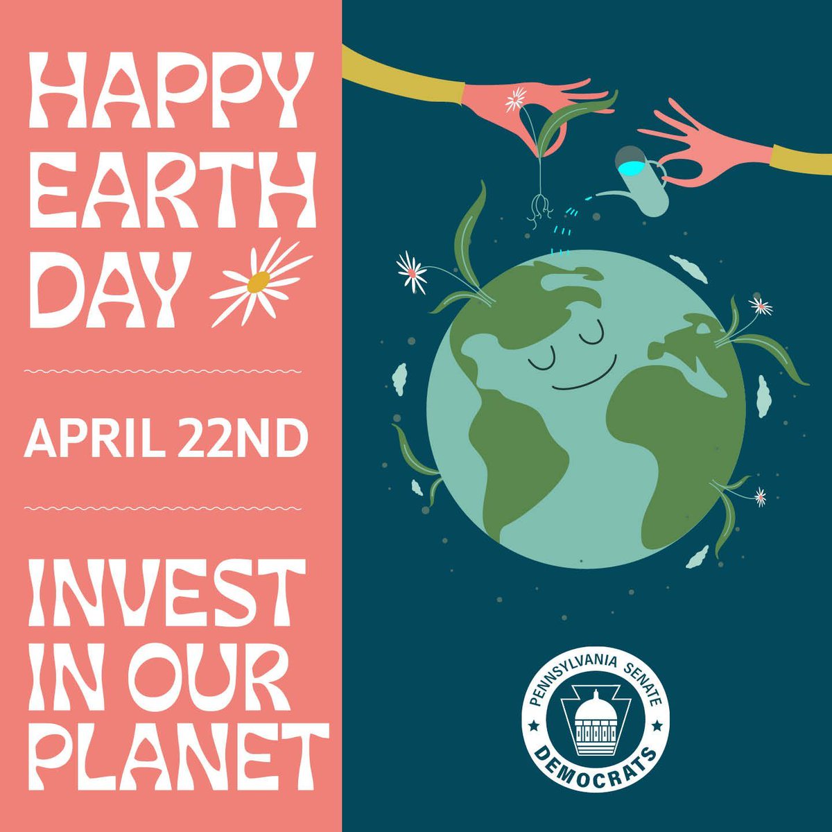 Happy #EarthDay! It's important for us to remember that we inherited this planet from our ancestors to pass it on to our children. The responsibility of taking care of it, rests on our shoulders. Let's make sure we're looking after it every single day.