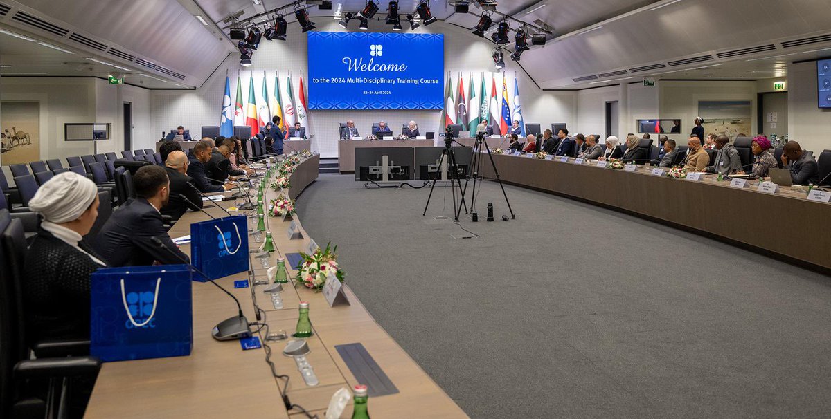 The #OPEC Secretariat is hosting the Annual Multi-Disciplinary Training Course from 22-24 April 2024 via hybrid format. The course aims to offer nationals from #OPEC Member Countries the chance to gain in-depth knowledge of OPEC, its mission and objectives, along with insights…