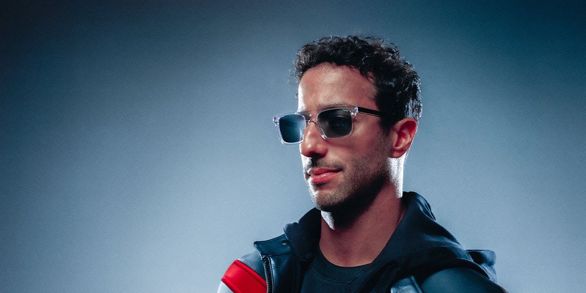 Daniel Ricciardo for HUGO Eyewear.