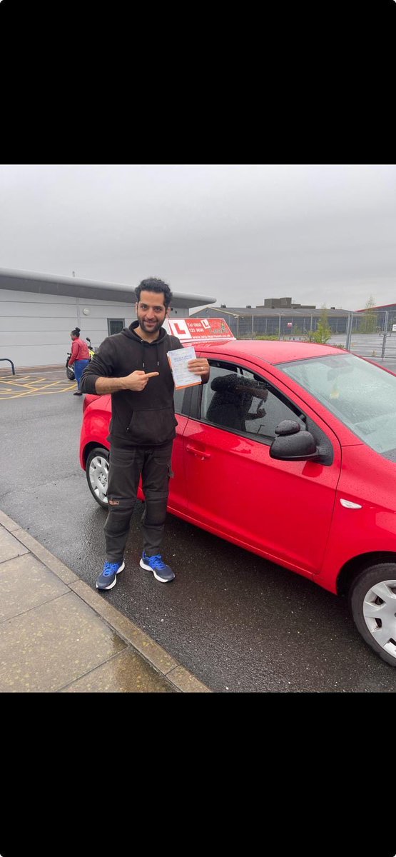 Congratulations to Alireza on passing his #drivingtest with 1 minor from Marco and all at Let’s Learn School of Motoring #bredbury #manchester