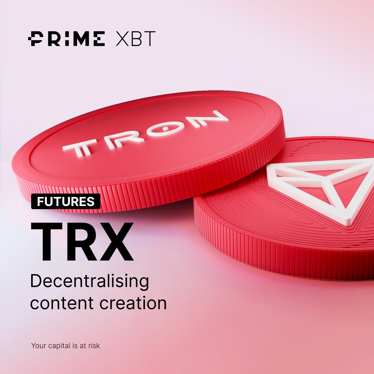 🟥 Trade $TRX and tap into digital innovation. 📡 @trondao is leading the way for decentralised content distribution. Ideal for dApps and content sharing, it's a hub for creators and consumers alike. 👉 Start here: eng.primexbt.com/3Uz6EQC #PrimeXBT #TRX