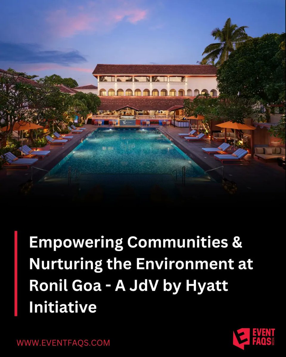 Hyatt hotel in India has ensured that they not only embrace sustainability as a way of life but also support local businesses who are committed to sustainability. eventfaqs.com/news/ef-20454/…