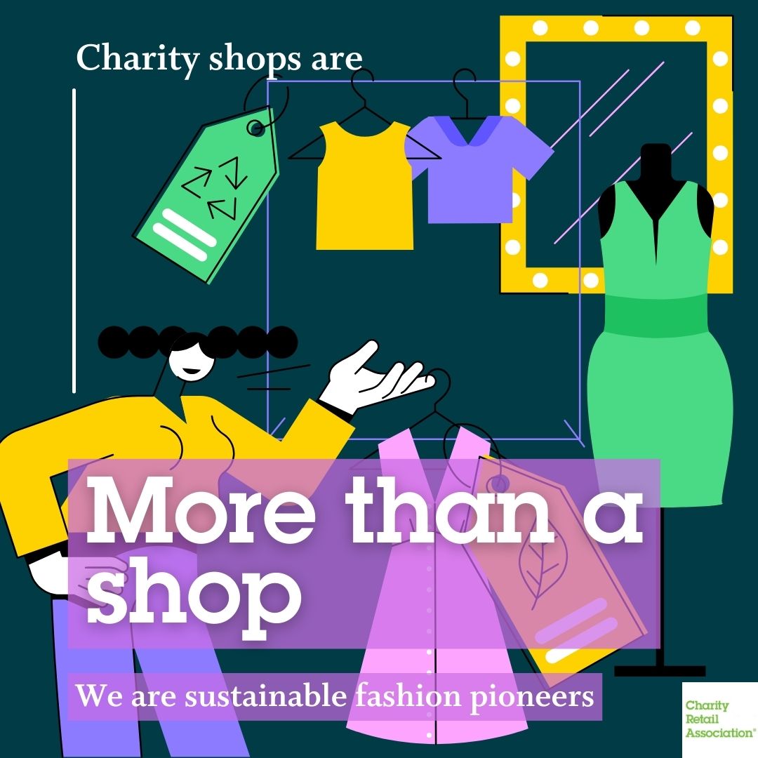 #CharityShops are leading the way in championing #SustainableFashion, providing shoppers with a huge variety of preloved clothing, accessories and home decor - truly unique items that don’t cost the earth. 🛍️♻️ #MoreThanAShop #PrelovedStyle #CharityShopFinds