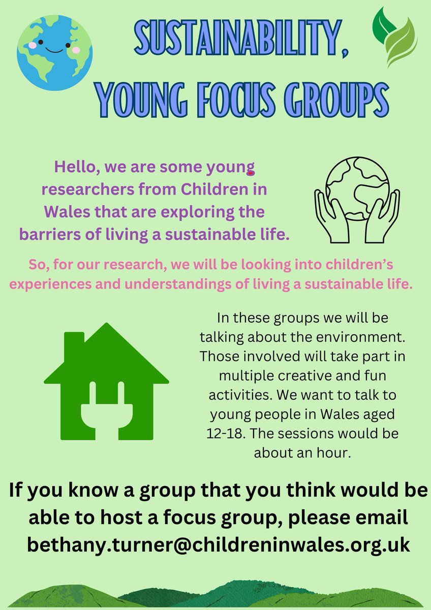 It's #EarthDay! 🌍🎉 Interested in climate change? Want to talk about what stops you from being eco-friendly? 📢 If you are involved in a group that would be able to host a session, get in touch with bethany.turner@childreninwales.org.uk 👈