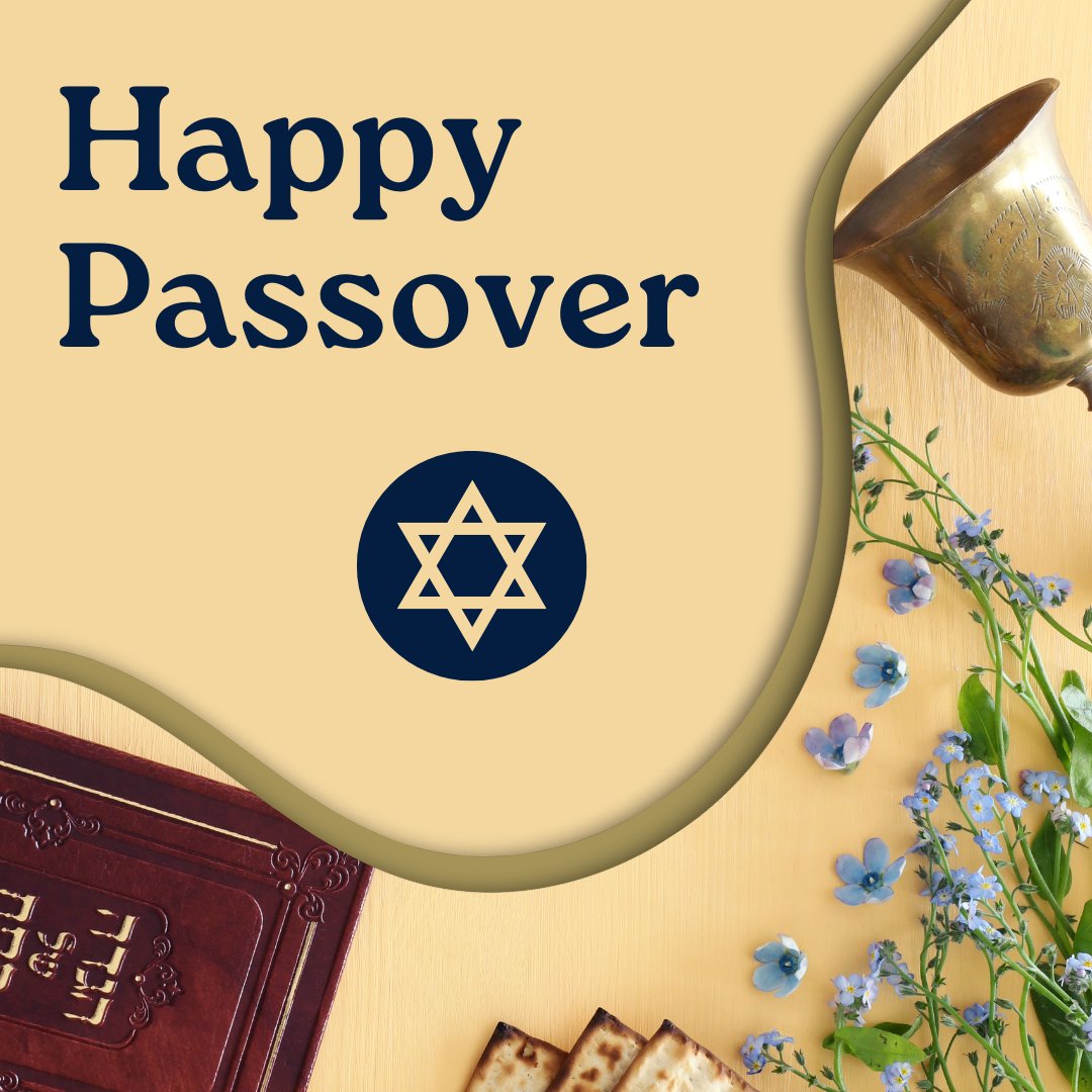 Today we say Chag Pesach Sameach to everyone who will start celebrating Passover at sundown today. We wish you a joyous festival and best wishes from the Trinity community near and far. #Passover