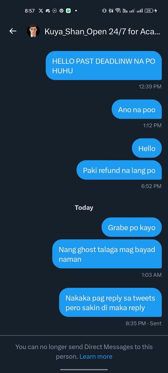 dump90197's tweet photo. EXPOSING 

ACAD COMMISSIONER 

SCAMMER! DO NOT TRANSACT?? 
@shan_natan 
@shan_natan

THEY BLOCKED ME NA 
lf academic commissioner acad animator animate researcher https://t.co/LIhLiDimDT