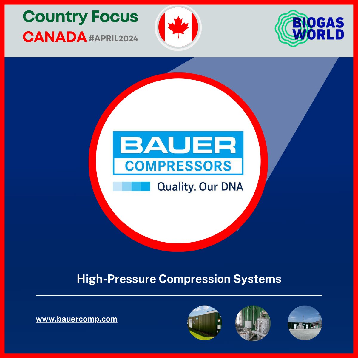 #MemberMonday | @BauerCompressor design et fabrique des solutions spécifiques de compression répondant aux standards locaux ainsi qu'aux capacités d’opérations adaptées au conditions locales.
👉 En apprendre davantage : hubs.li/Q02r-JTw0
.
#GNR #Biogaz #Biométhane #Canada