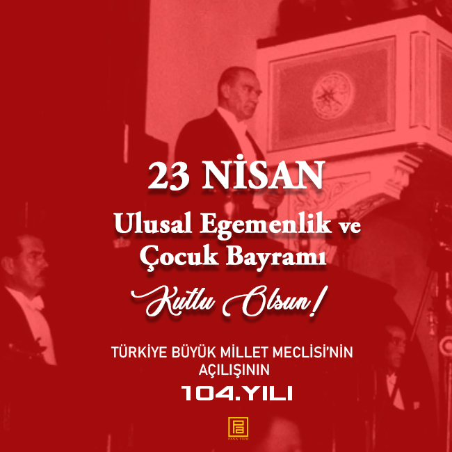 23 Nisan Ulusal Egemenlik ve Çocuk Bayramı Kutlu Olsun!  
#23Nisan