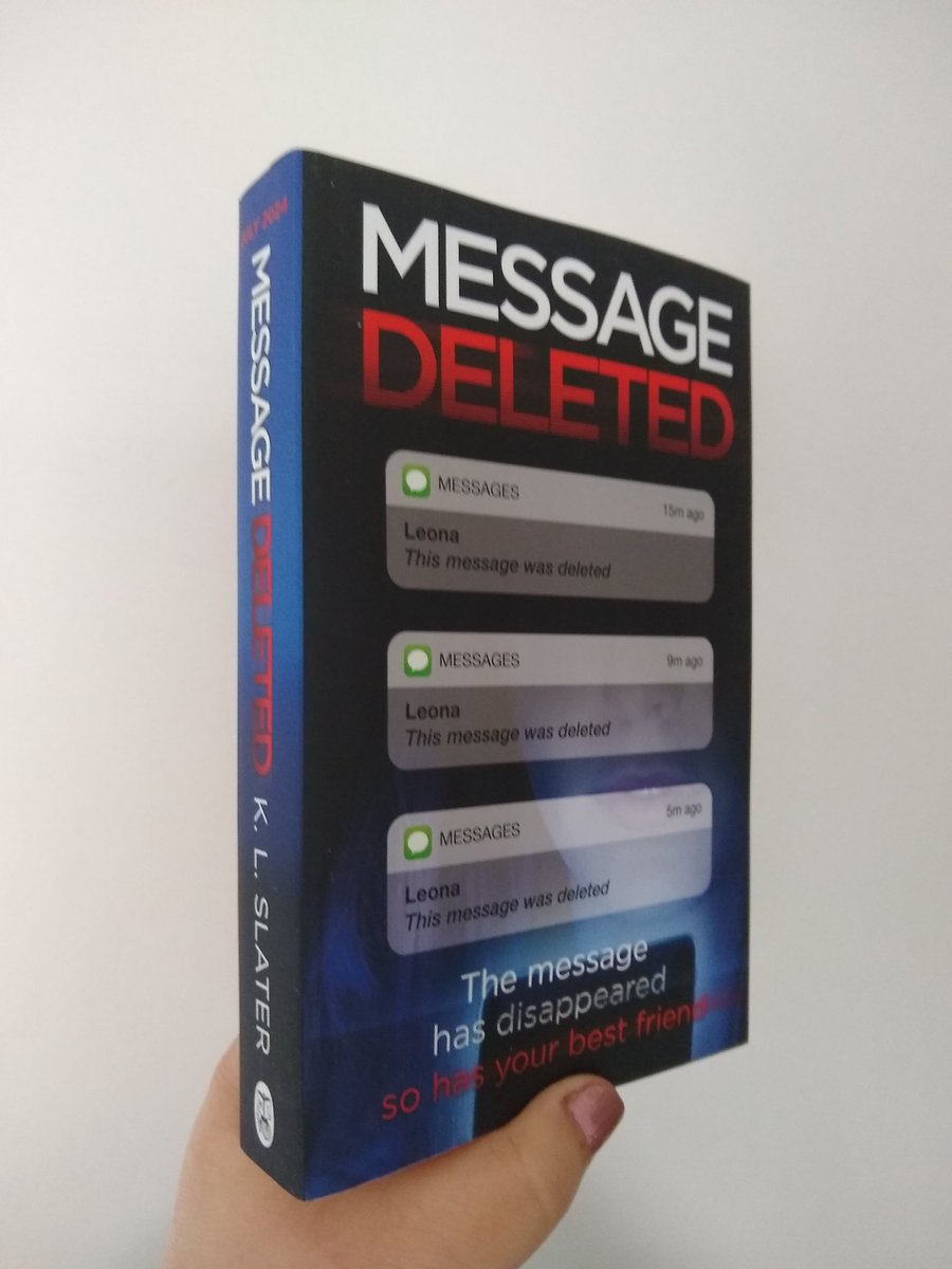 ShortBookScribe's tweet photo. Thank you @MichaelJBooks for this fabulous slipcase proof of #MessageDeleted by @KLSlaterAuthor. It sounds very exciting and twisty.
#BookPost out 5th December (eBook 18th July) https://t.co/pmlYqi5nWs