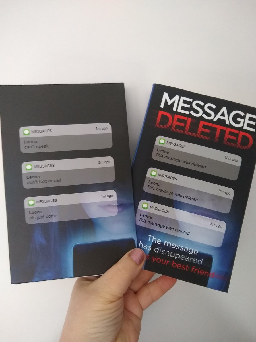 ShortBookScribe's tweet photo. Thank you @MichaelJBooks for this fabulous slipcase proof of #MessageDeleted by @KLSlaterAuthor. It sounds very exciting and twisty.
#BookPost out 5th December (eBook 18th July) https://t.co/pmlYqi5nWs