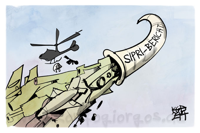 Weltweite Militärausgaben auf Allzeithoch
#sipri