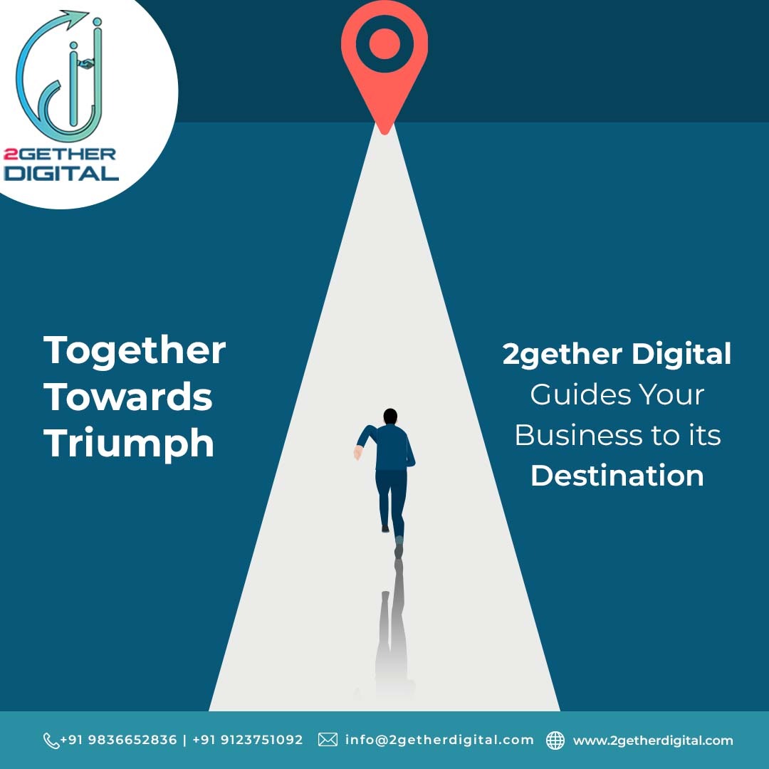 In the digital landscape, success is not just about the journey—it's about the destination.
At 2gether Digital, we're more than just a digital marketing agency; we're your trusted navigators, guiding your business toward triumph.

#2getherDigital #LetsGrowTogether