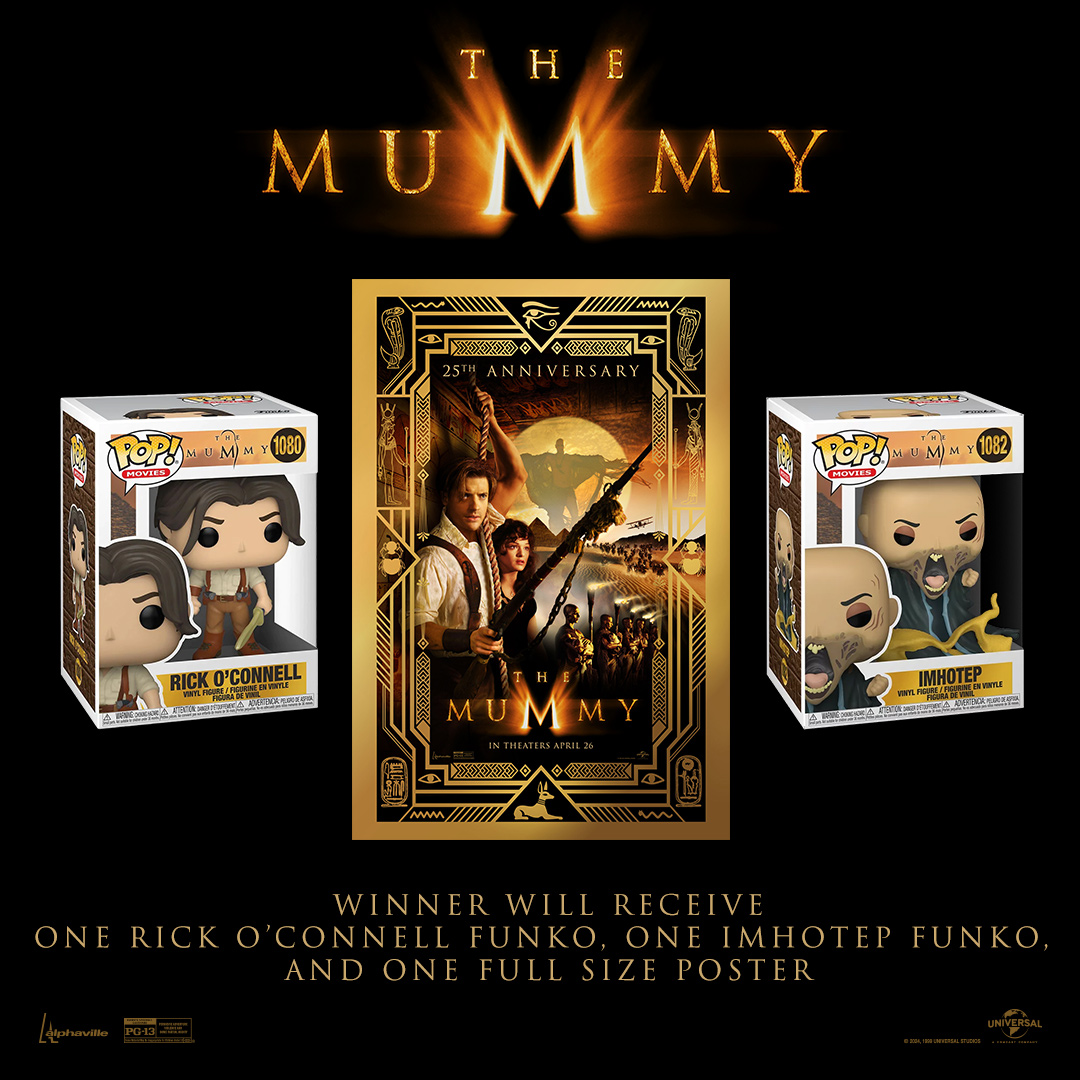 🚨 GIVEAWAY 🚨 FOLLOW US and RT this post for a chance to win a The Mummy prize pack! No Purchase Necessary. U.S/D.C. only, 18+. See Official Rules for all details. Enter by 5/1/2024 Rules: cur.lt/zjriutr5g #CinemarkPrizePackSweepstakes