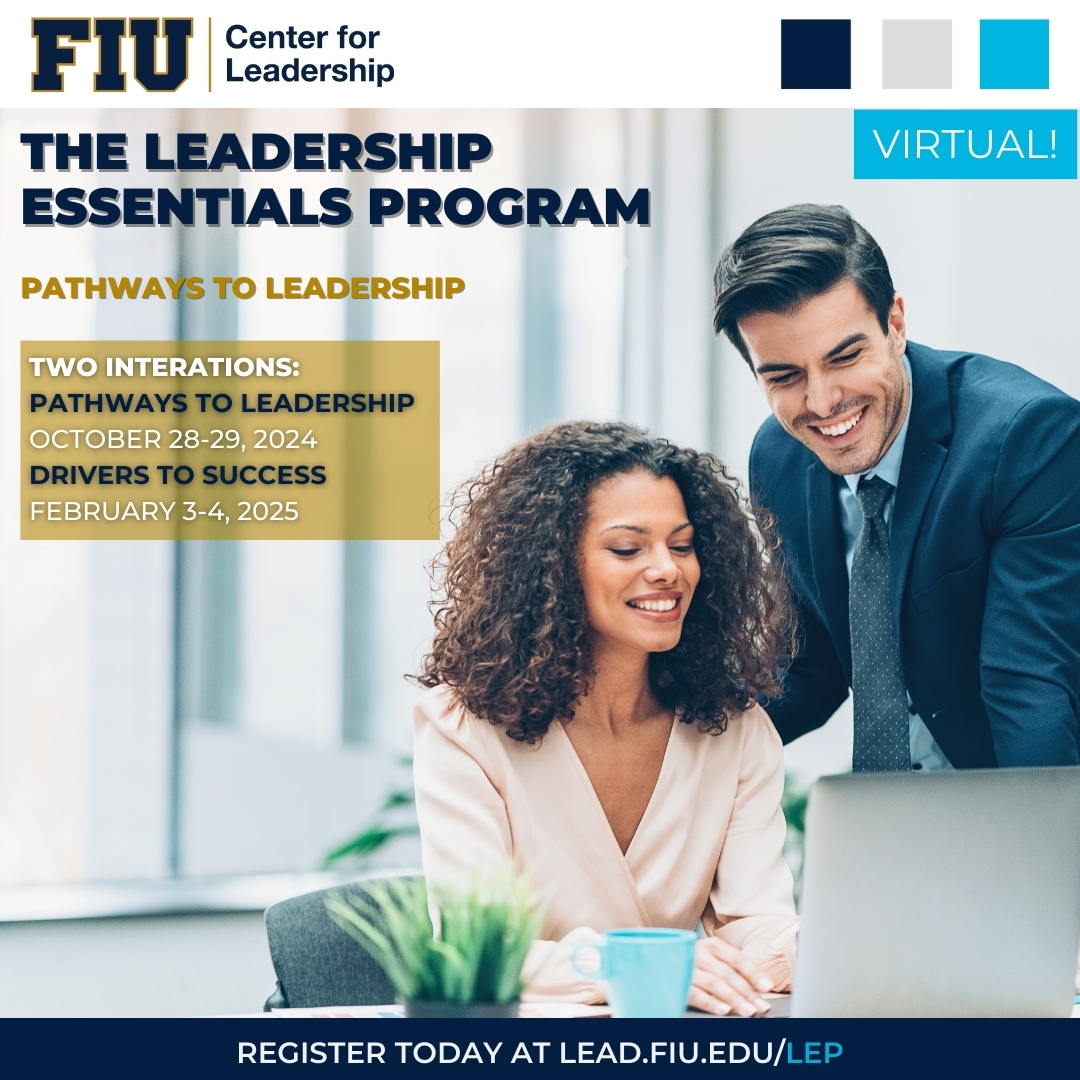 Registration is now open for our Leadership Essentials Programs! Join us for our two iterations, Drivers to Success: October 28-29, 2024 and Pathways to Leadership: February 3-4, 2025.
