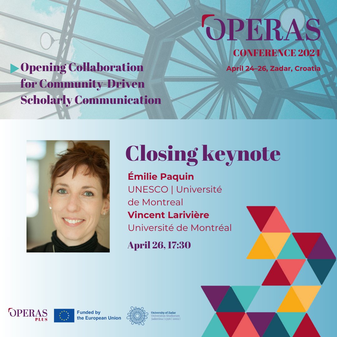 'Promoting Multilingualism and Bibliodiversity by Enhancing Discoverability' will discuss the pressing need for greater linguistic equity in science and a project to increase the discoverability of French-language research. Join the conversation! bit.ly/keynote-detail…