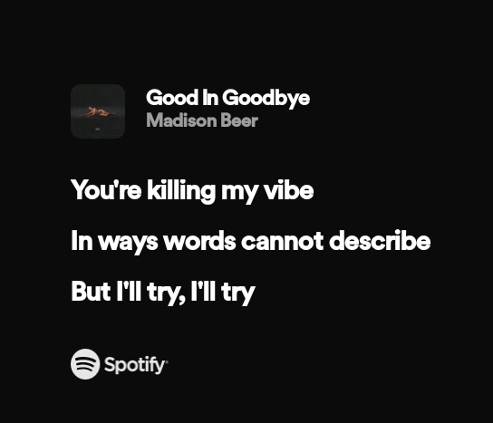 avasfakespotter's tweet photo. Love this song too much!
@madisonbeer #MadisonBeer #goodingoodbye #lifesupport https://t.co/Uohd46pPok