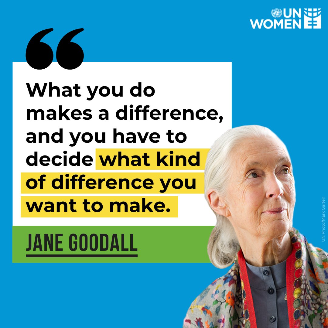 This #EarthDay, we thank groundbreaking women like #JaneGoodall for all their efforts to help preserve our planet.

💚 Thank you for your passion, inspiration, and contribution to environmental activism.