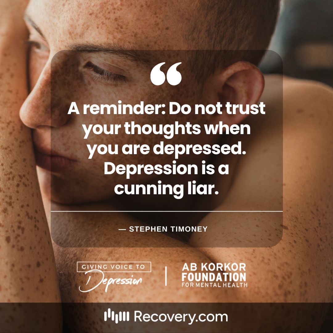 Have you ever overheard people speaking candidly and intimately about depression? That’s what each weekly episode of the Giving Voice to Depression podcast is like. Real conversations. Real connection. Real disorder. Access our library of 400+ episodes at givingvoicetodepression.com