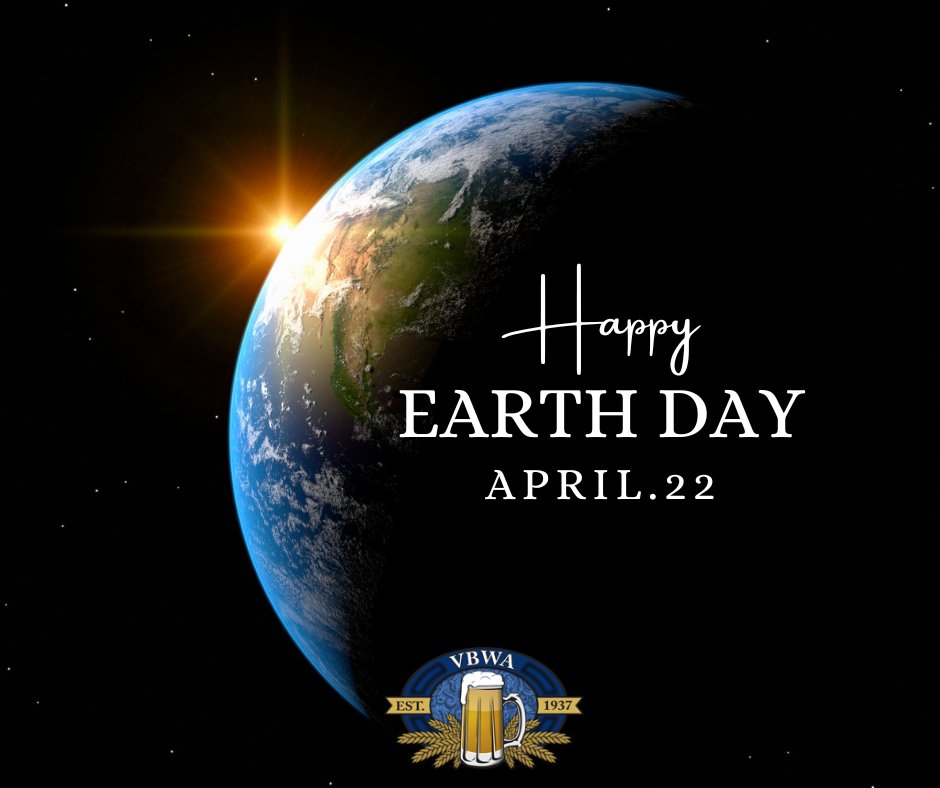 It’s Earth Day. Enjoy a cold brew and think of ways to reduce, reuse, and recycle!

#VBWA #BeersToThat #CheersToThat #EarthDay #EarthDay2024 #EarthDayEveryDay #HappyEarthDay #SaveEarth #Environment #AHealthyEarth #Earth