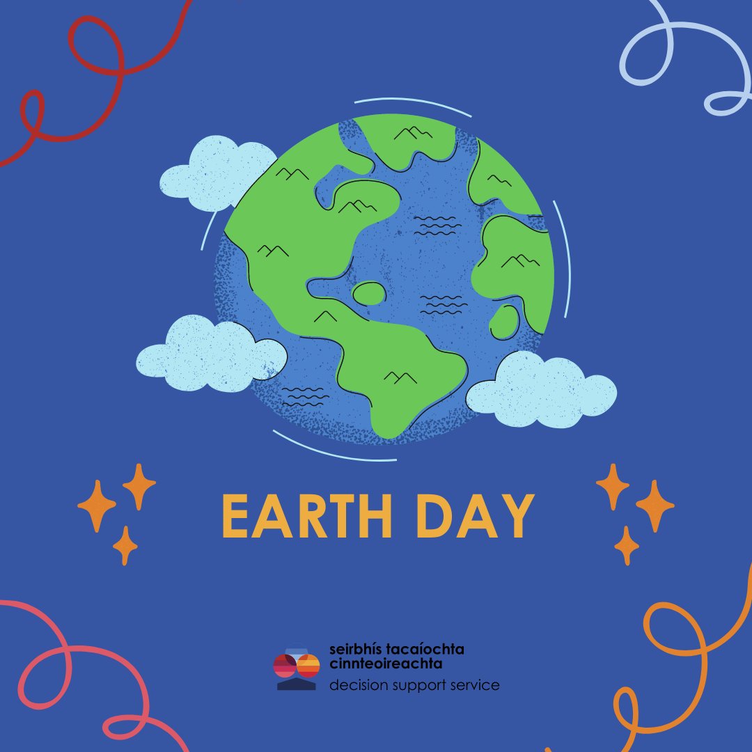 Happy #EarthDay! 🌎 The Decision Support Service with our colleagues in the Mental Health Commission are committed to protecting this incredible planet we call home. Check out how we're doing our bit through our Action Plan 👉 mhcirl.ie/about/corporat… #MyDecisionsMyRights