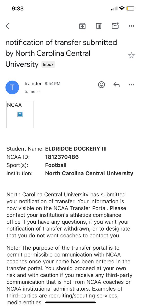 Eldridge Dockery iii tweet media