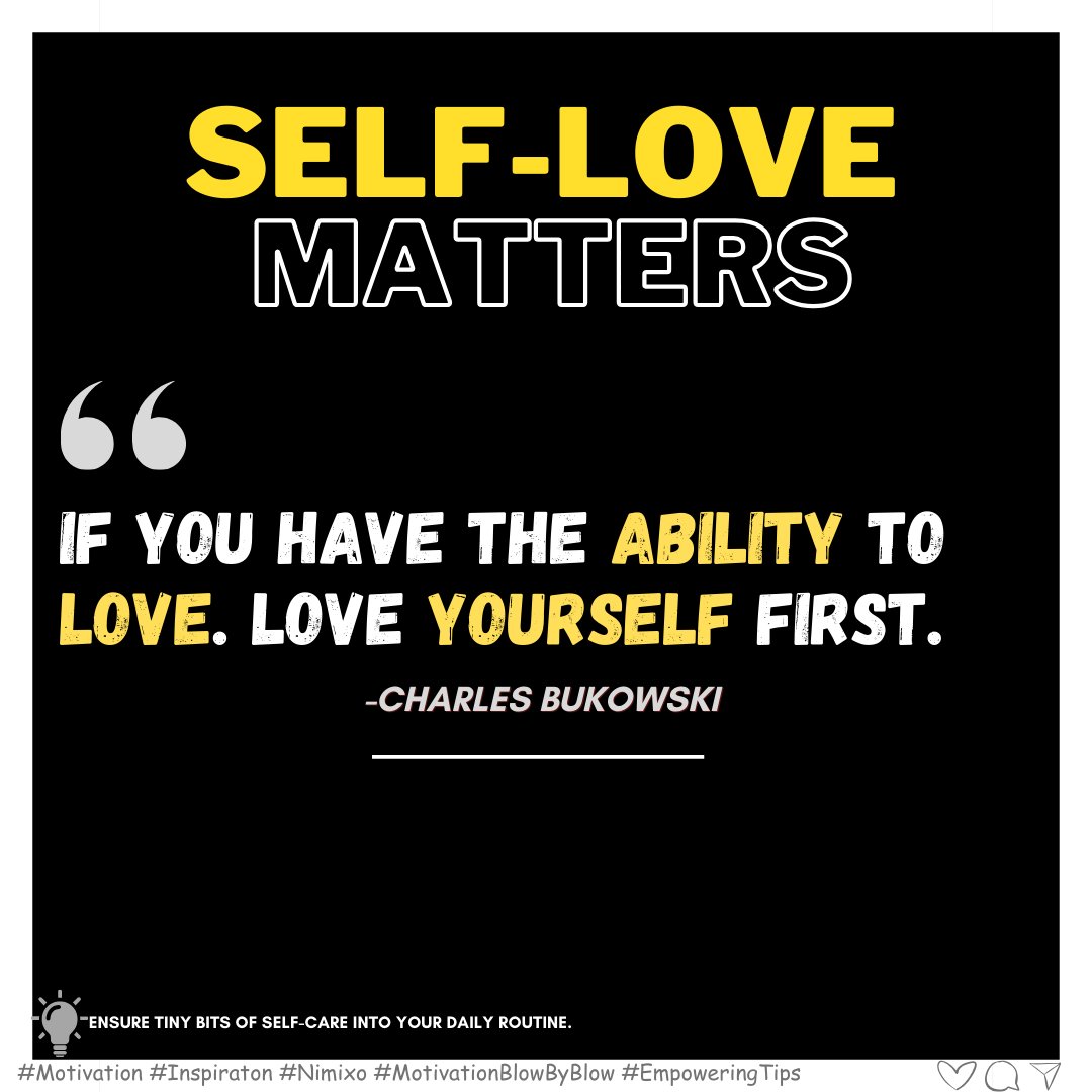 Feeling the Love? Start with Yourself!
#selflovejourney #selfcaretips #mentalhealthawareness #loveyourselffirst #selflovequotes

#selfloverevolution #selfcompassion #selfdiscoveryjourney 

#Nimixo #MotivationBlowByBlow #empoweringtip

Read More: nimixo.com/index.php/2024…