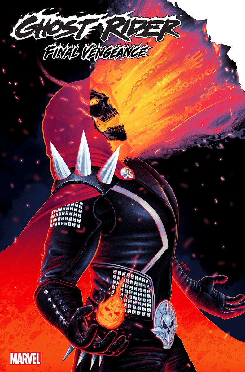 THE NEW GHOST RIDER!

⁉️How is your 🎈Marvelous #Monday going?

Try a 🍨sweet #ComicBook on for size! Like 👉#GhostRider Final Vengeance #2

✏️@Benjamin_Percy
🎨 #DannyKim
❤️@Doaly #CoverArt

👉ow.ly/bvhI50RgFgn

#MarvelComic #MCU #NewComics #ComicBookshop #TopVariantCovers