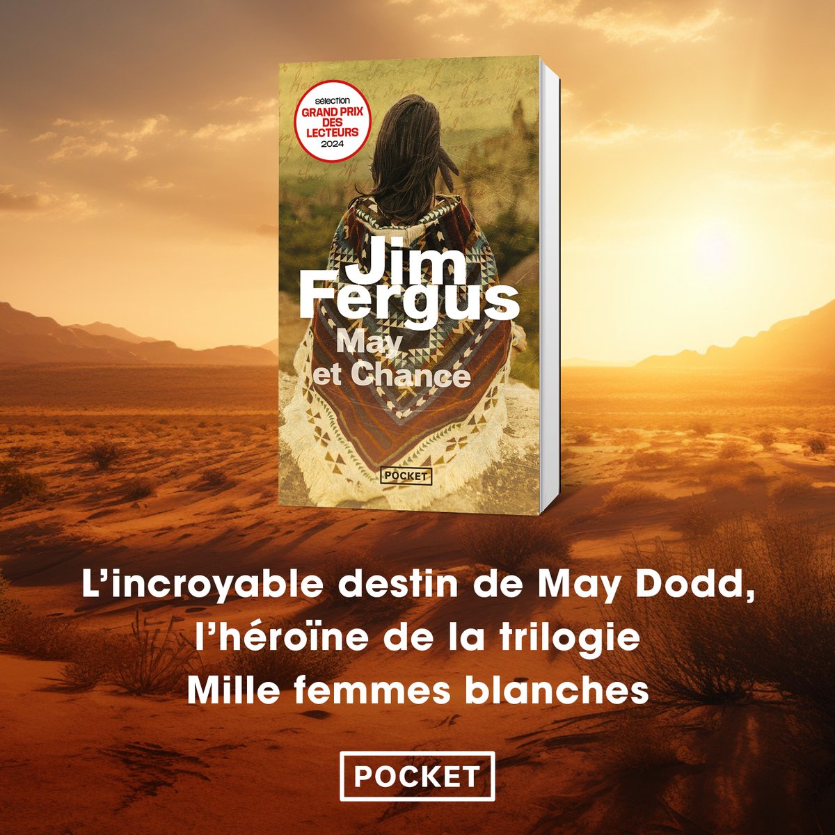 ✨ Dans la sélection étrangère du Grand Prix des Lecteurs, découvrez le dernier arrivé : 'May et Chance' de Jim Fergus ! 🪶 Après la trilogie 'Mille femmes blanches', découvrez ce qu'il advient de May Dodd... 👉 tinyurl.com/33khk2ez