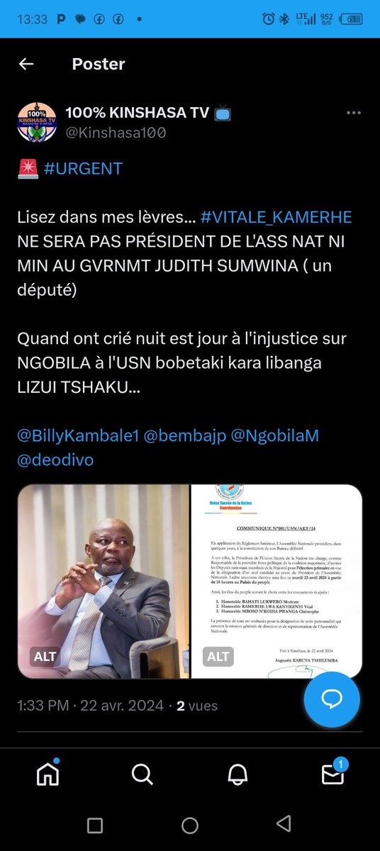 Kinshasa100's tweet photo. @KatangaCynthia https://t.co/1uxz5AK2dq