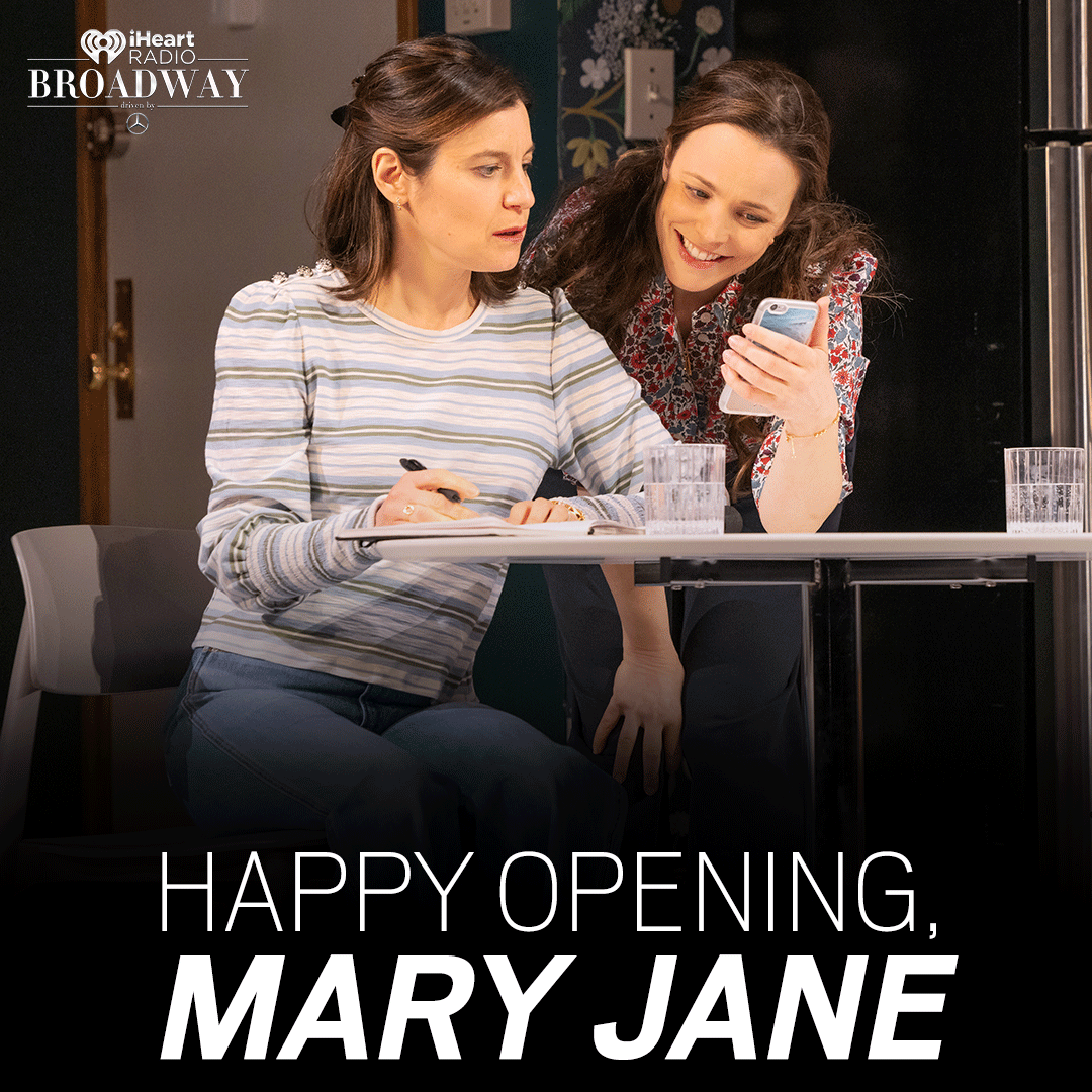 .@MTC_NYC's production of Mary Jane starring #RachelMcAdams opens tonight 🎭👏🤩