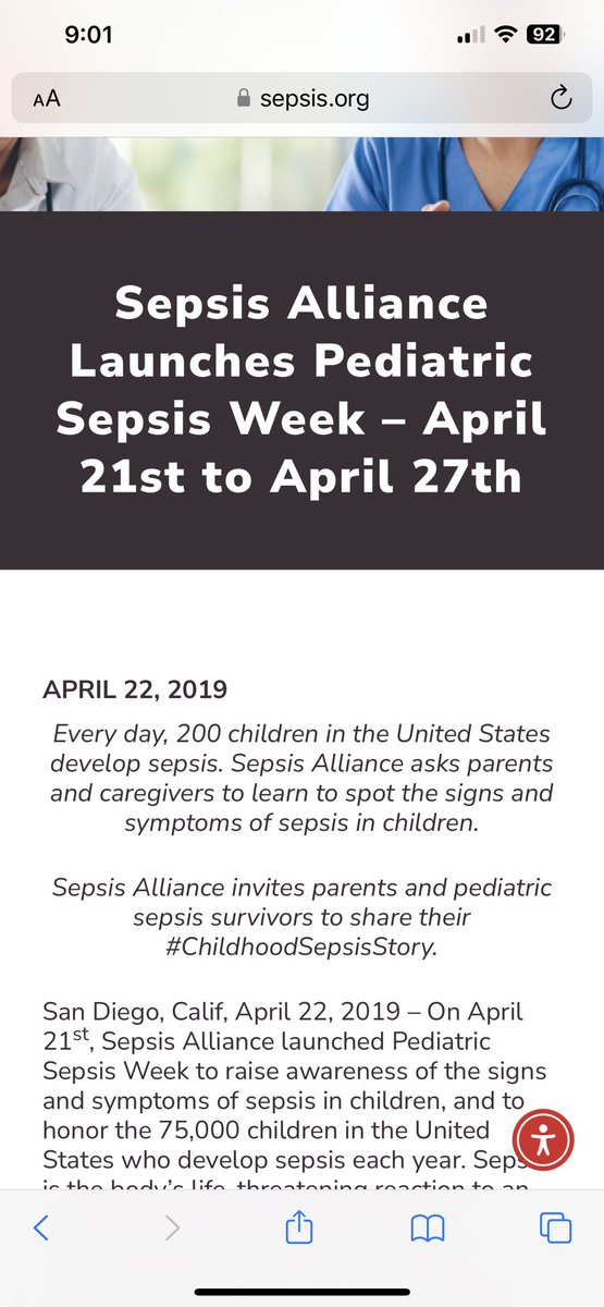 Fun fact: Pediatric sepsis week has been around since 2019. Another fun fact: COVID vaccines didn’t exist in 2019. This has nothing to do with COVID vaccines. Thanks for coming to my TedTalk