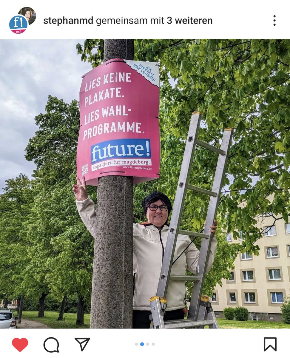 Große Sympathie für dieses Plakat, <a href="/futuremagdeburg/">future! Magdeburg</a>! (Cc: <a href="/wahl_beobachter/">Martin Fuchs 🦊</a>)