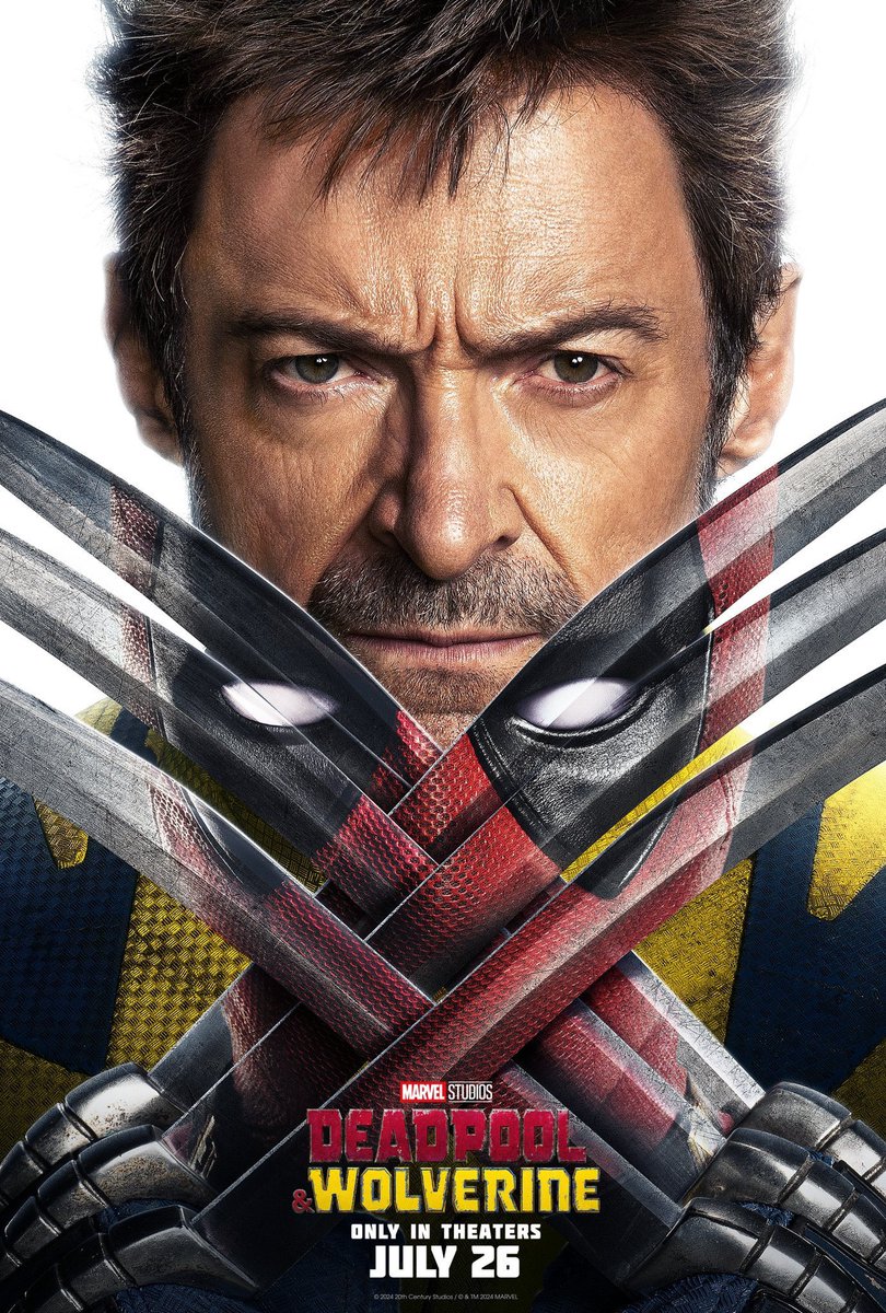 CultureCrave's tweet image. New posters for #DeadpoolAndWolverine