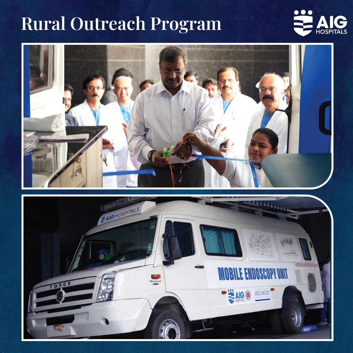 Towards the mission of providing equitable and accessible healthcare for all, AIG Hospitals added an additional Mobile Endoscopy Unit under the AIG Rural Outreach Program to enhance GI disease screening and treatment across rural areas. We are thankful to noted entrepreneur Shri.
