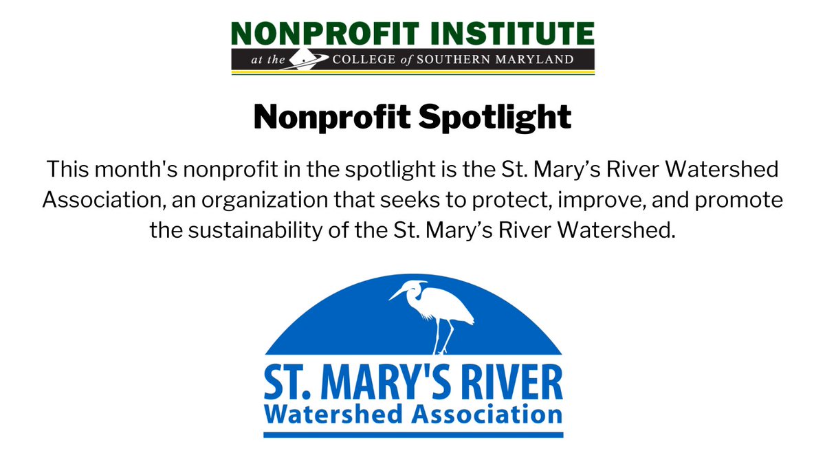 This month's Nonprofit Spotlight highlights the St. Mary's River Watershed Association. Read about how the organization collaborates with stakeholders in the community to protect the St. Mary's River Watershed: bit.ly/nonprofitspotl…