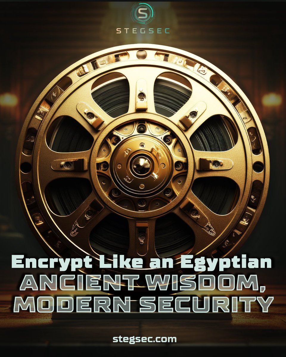 💻🔐Unlock the secrets of the pharaohs to safeguard your digital treasures. Experience state-of-the-art encryption inspired by the very hieroglyphs that mystified civilizations. 

➡️ info@stegsec.com

#datasecurity #encryption #digitalprotection