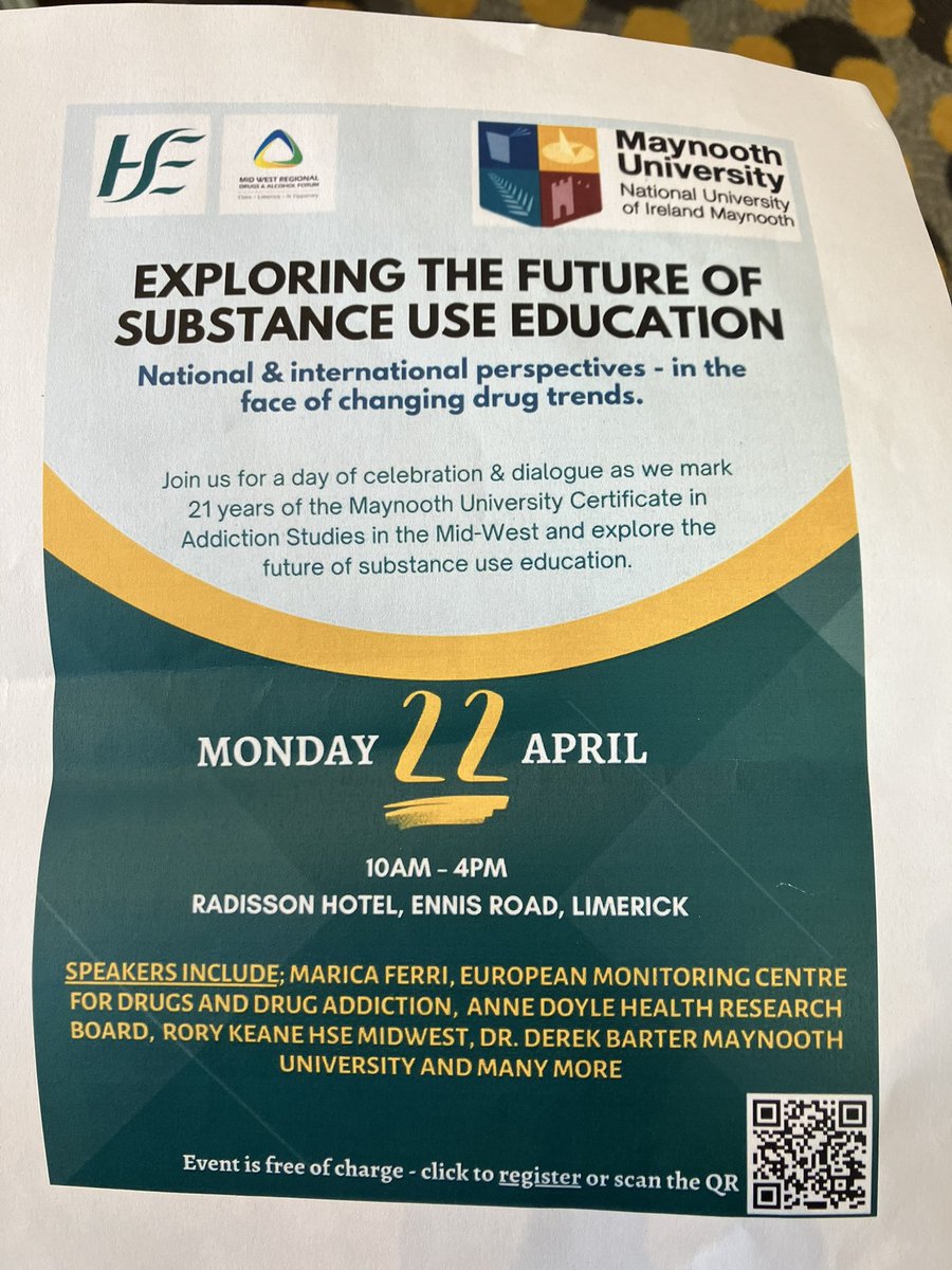 Just getting started on our fireside chat, exploring the future of substance use education #drugseducation @CommHealthMW @MWRDAF @EMCDDA @hrbireland @MaynoothUni