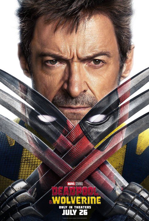 XMenUpdate's tweet image. Brand new posters for &apos;DEADPOOL &amp;amp; WOLVERINE&apos;.