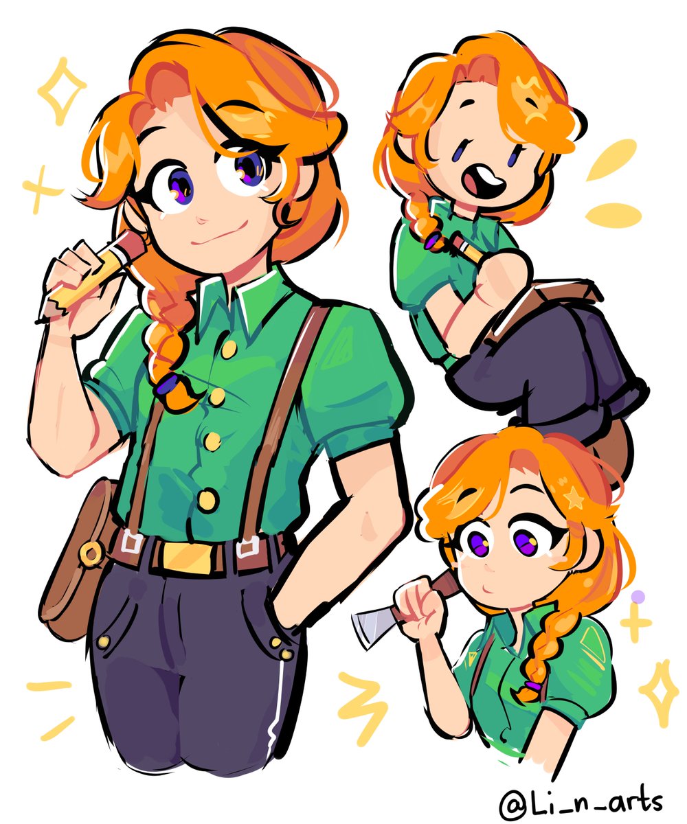 「leah  #StardewValley 」|Liaのイラスト
