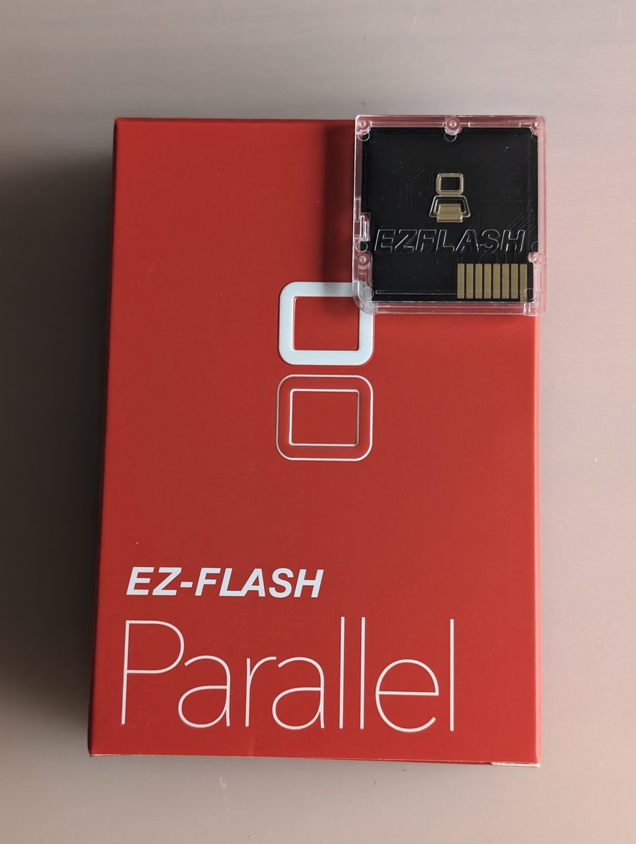 My EZ-Flash Parallel for my DS has arrived today from Senko Games uk.senkogames.com/products/ez-fl…