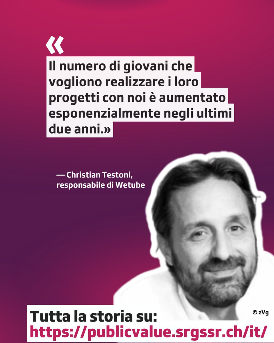 📢 Avete già sentito parlare di Wetube? Lo scorso anno 1400 giovani hanno già utilizzato lo spazio @RSIonline come trampolino di lancio per diventare #DigitalCreators. 🚀