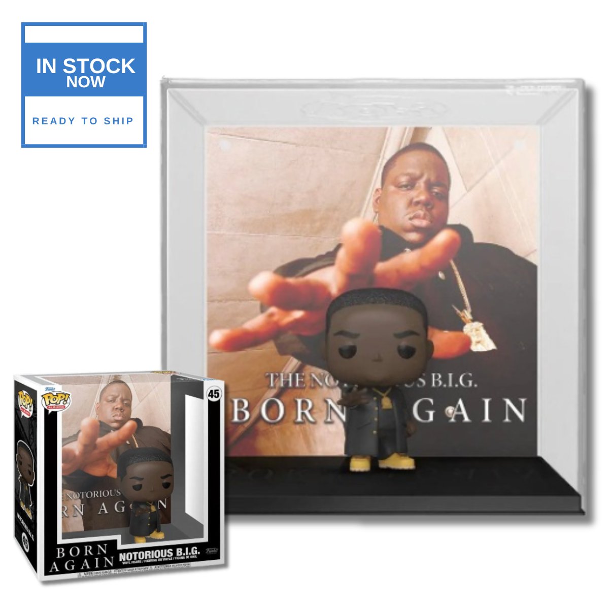 Celebrate an iconic moment of music history! This 3-Inch Notorious B.I.G. Born Again Pop! Album Figure is NOW AVAILABLE on our store! Visit us - worldofkidz.com for more offers! #NotoriousBIG #FunkoPop #Funko